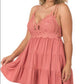 ASH ROSE LACE TANK