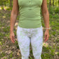 Lime Whimsy High Waisted legging