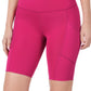Magenta Biker Shorts