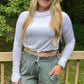 Cropped Active Hoodie