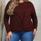 Burgundy Twist Front