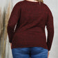 Burgundy Twist Front